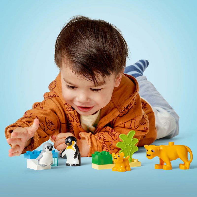 LEGO---DUPLO-Town---Familias-de-Animais-Selvagens--Pinguins-e-Leoes---10442-10