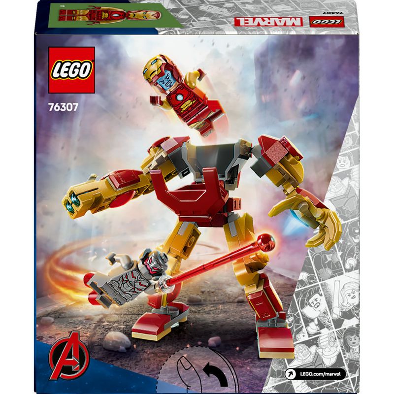 LEGO---Super-Heroes-Marvel---Robo-do-Homem-de-Ferro-vs-Ultron---76307-6