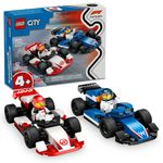 LEGO---City-Formula-1---Carros-de-Corrida-de-F1-da-Williams-Racing-e-Haas-F1---60464-0