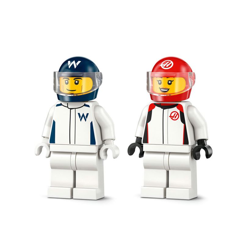 LEGO---City-Formula-1---Carros-de-Corrida-de-F1-da-Williams-Racing-e-Haas-F1---60464-11