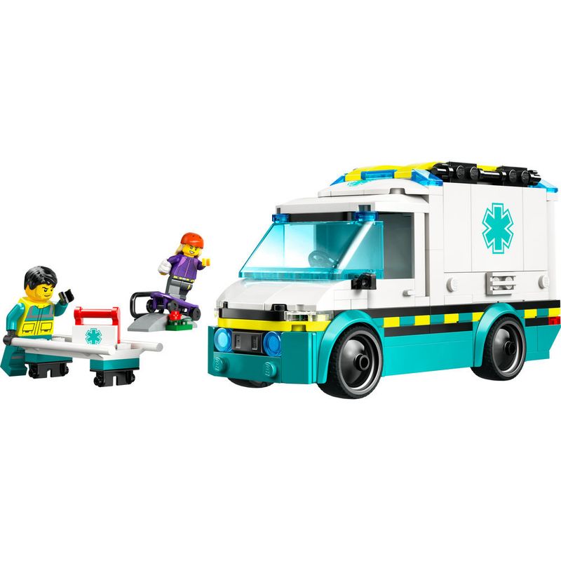 LEGO---City-Great-Vehicles---Ambulancia-de-Emergencia---60451-2