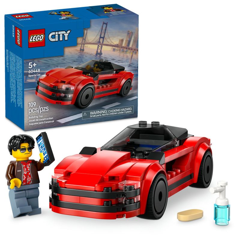 LEGO---City-Great-Vehicles---Carro-Esportivo-Vermelho---60448-0