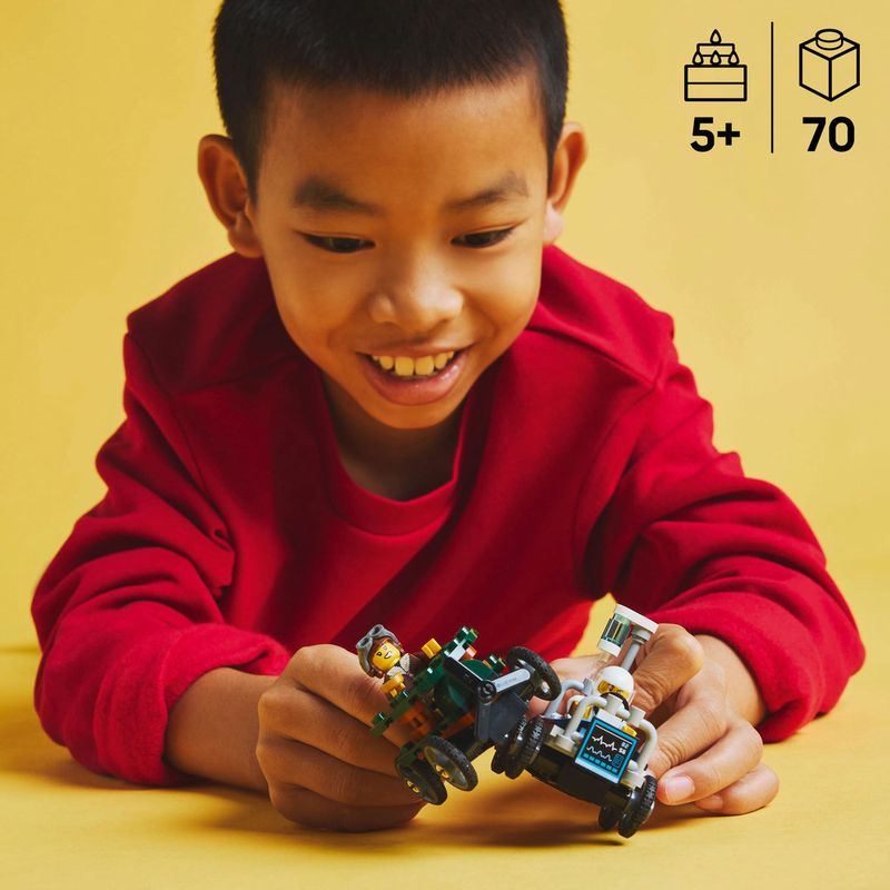LEGO---City-Great-Vehicles---Pack-de-Carros-de-Corrida-Aviao-vs-Leito-de-Hospital---60459-8