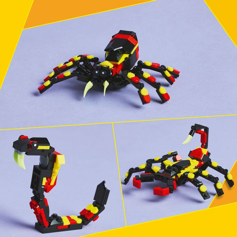 LEGO---LEGO-Creator---Animais-Selvagens--Aranha-Surpreendente---31159-9