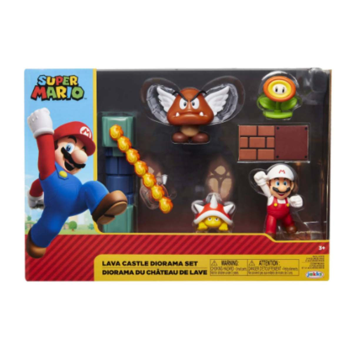 Super Mario - Conjunto Lava Castle Diorama | Candide - Ri Happy