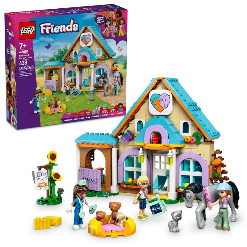LEGO---LEGO-Friends---Clinica-Veterinaria-de-Cavalos-e-Animais-de-Estimacao---42651-0