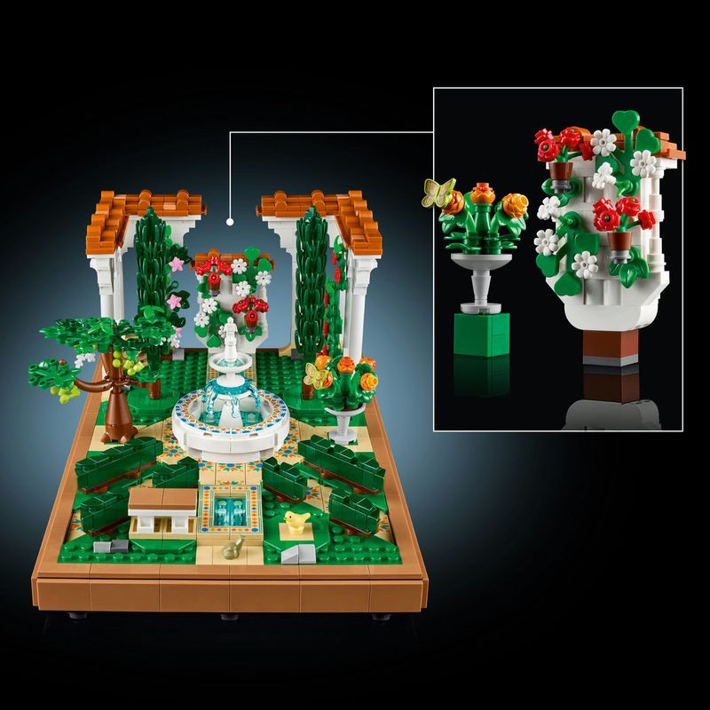 LEGO---Icons---Jardim-com-Fonte---10359-10