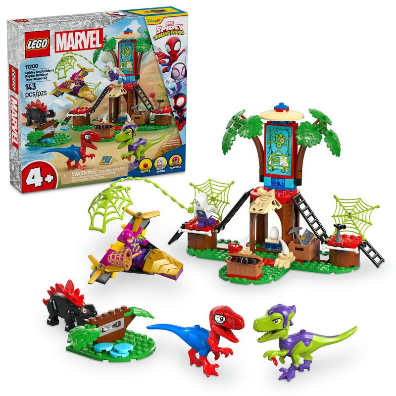 LEGO---Spidey---Batalha-de-Raptors-de-Spidey-e-Gobby-no-QG-da-Casa-da-Arvore---11200-0