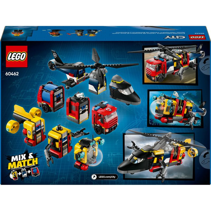 LEGO---City-Great-Vehicles---Remix-de-Helicoptero-Caminhao-dos-Bombeiros-e-Submarino---60462-6