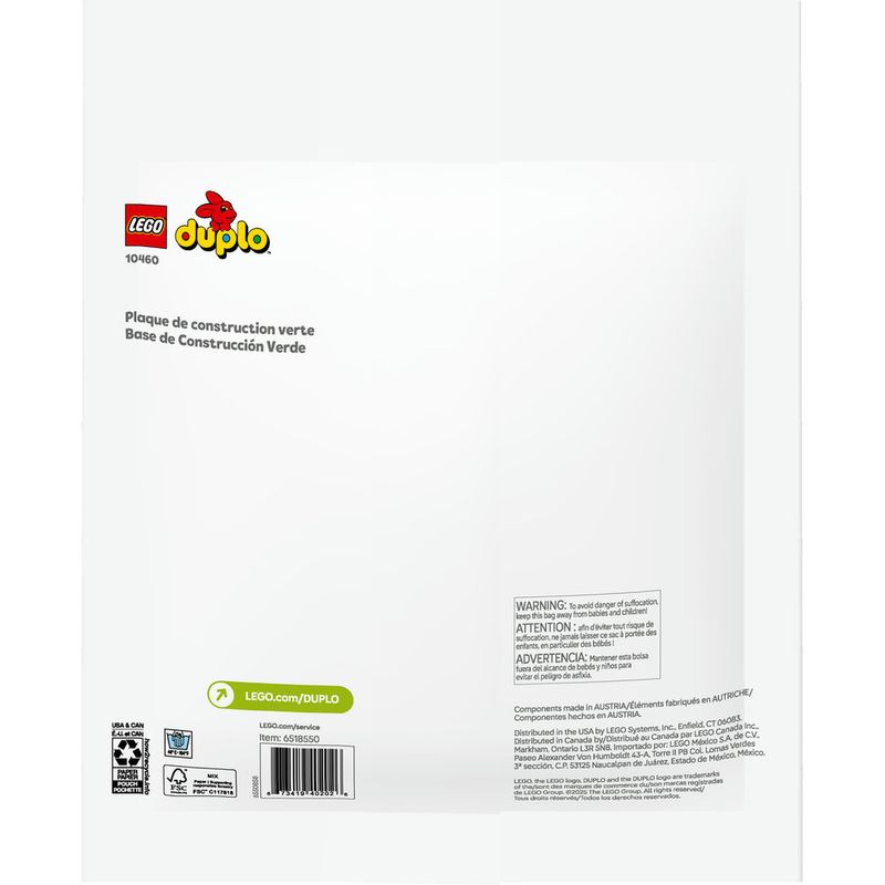 LEGO---DUPLO-Classic---Base-de-Construcao-Verde---10460-6