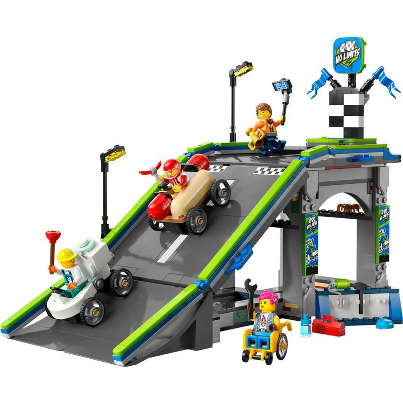 LEGO---City-Great-Vehicles---Sem-Limites--Pista-de-Rampa-para-Carros-de-Corrida---60460-2