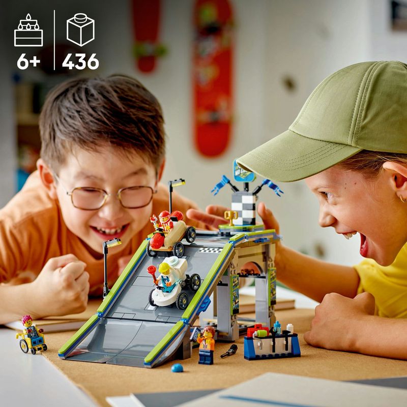 LEGO---City-Great-Vehicles---Sem-Limites--Pista-de-Rampa-para-Carros-de-Corrida---60460-7