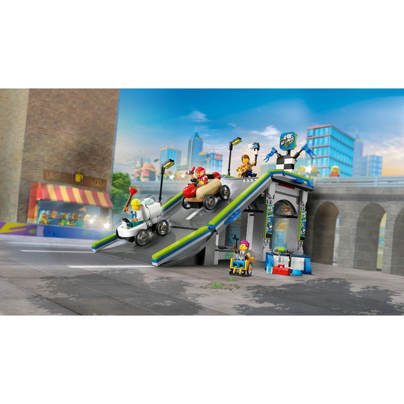 LEGO---City-Great-Vehicles---Sem-Limites--Pista-de-Rampa-para-Carros-de-Corrida---60460-12