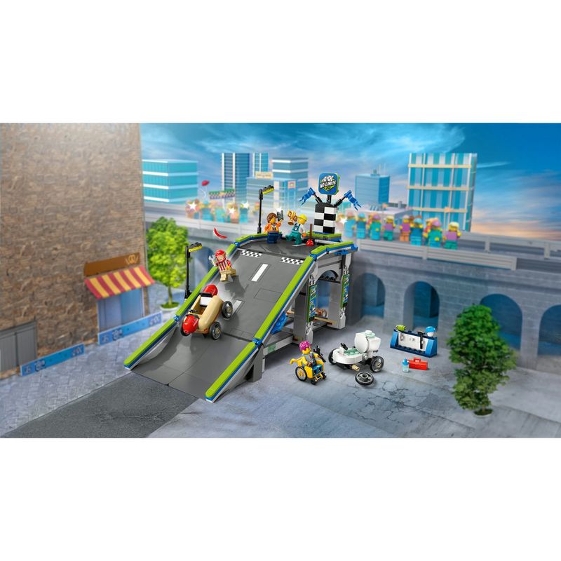 LEGO---City-Great-Vehicles---Sem-Limites--Pista-de-Rampa-para-Carros-de-Corrida---60460-14