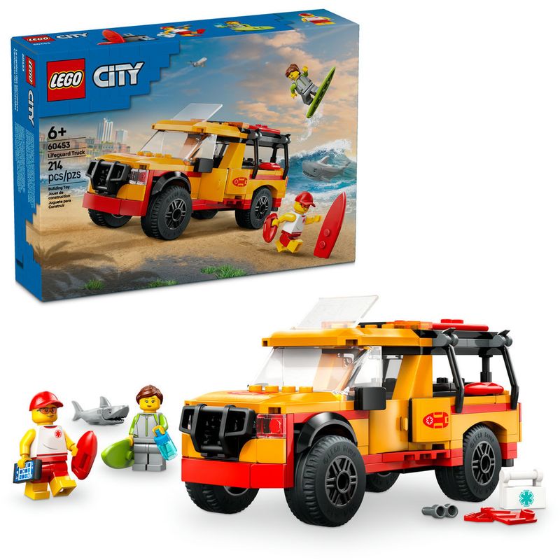 LEGO---City-Great-Vehicles---Utilitario-Salva-vidas-de-Resgate-na-Praia---60453-0
