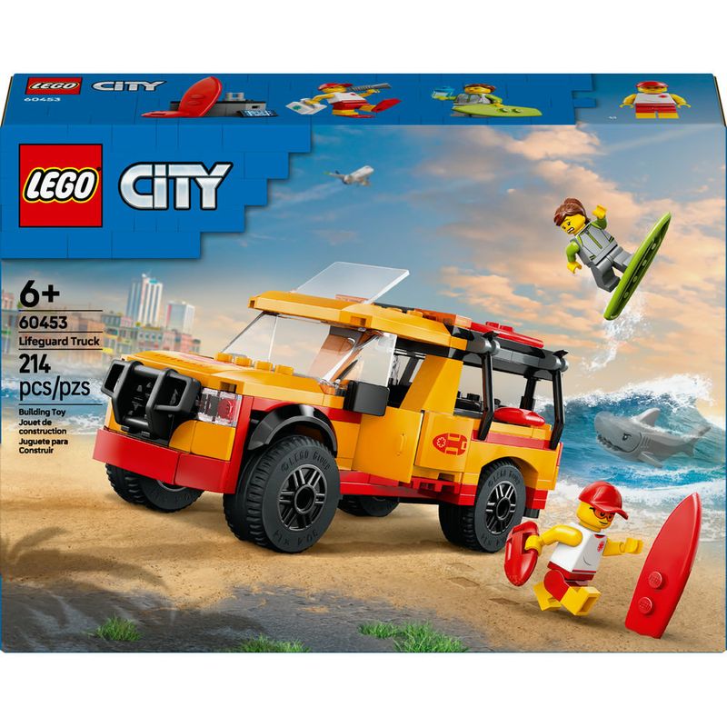LEGO---City-Great-Vehicles---Utilitario-Salva-vidas-de-Resgate-na-Praia---60453-1