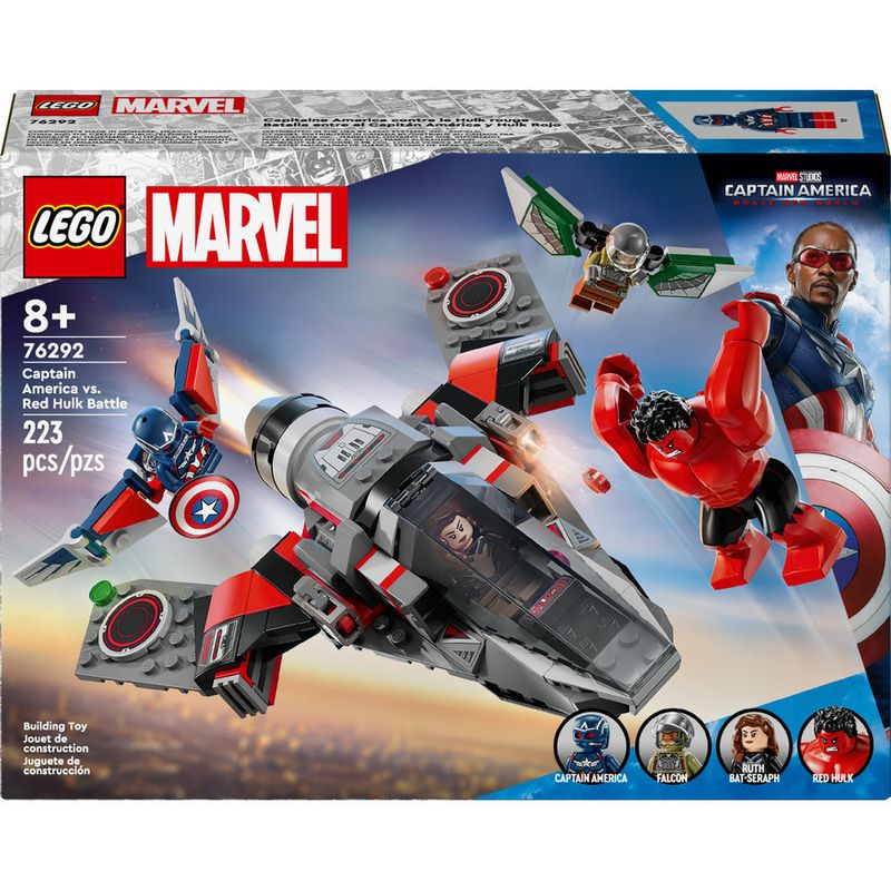 LEGO---Super-Heroes-Marvel---Batalha-do-Capitao-America-vs-Hulk-Vermelho---76292-1
