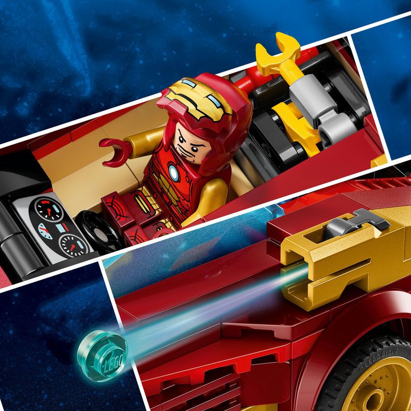 LEGO---Super-Heroes-Marvel---Carro-do-Homem-de-Ferro-e-Pantera-Negra-vs-Hulk-Vermelho---76310-8