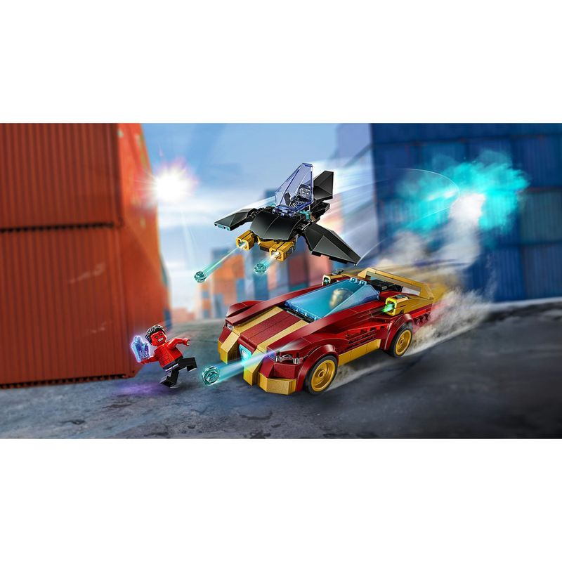 LEGO---Super-Heroes-Marvel---Carro-do-Homem-de-Ferro-e-Pantera-Negra-vs-Hulk-Vermelho---76310-12