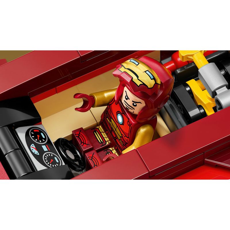 LEGO---Super-Heroes-Marvel---Carro-do-Homem-de-Ferro-e-Pantera-Negra-vs-Hulk-Vermelho---76310-14