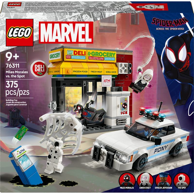 LEGO---Super-Heroes-Marvel---Aranhaverso--Miles-Morales-vs-Spot---76311-1