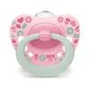 Chupeta----Classic-Decorada-Girl----Tamanho-2------6-m------Flores----Nuk_Frente
