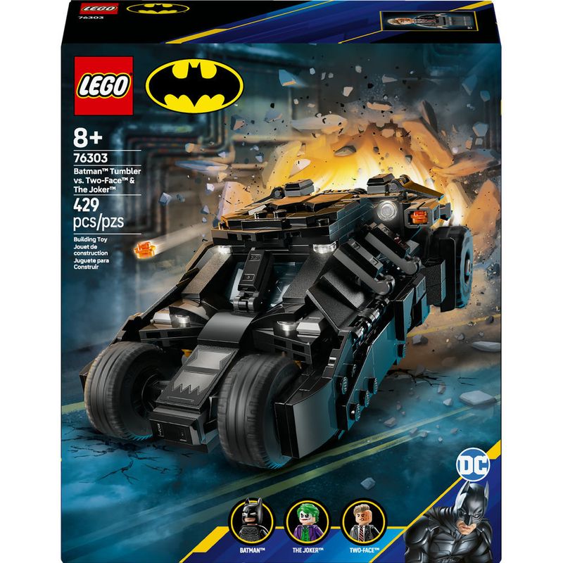 LEGO---Super-Heroes-DC---Tumbler-do-Batman-vs-Duas-Caras-e-o-Coringa---76303-1