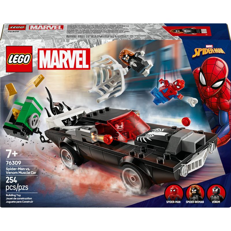 LEGO---Super-Heroes-Marvel---Homem-Aranha-vs-Carro-Musculado-do-Venom---76309-1