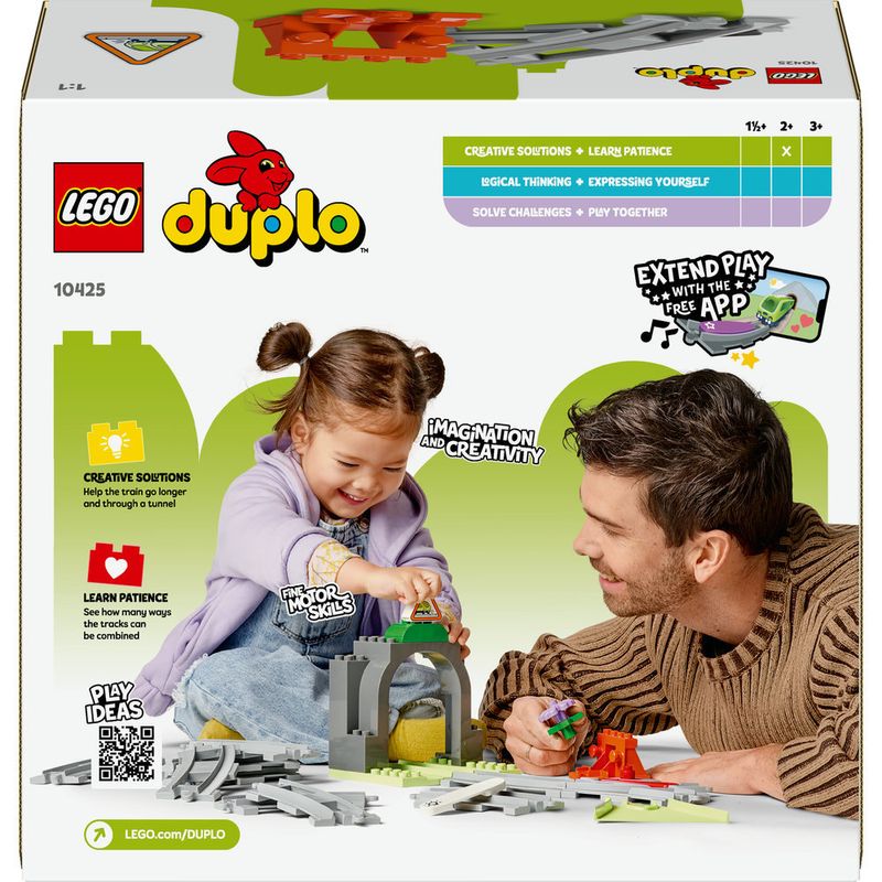 LEGO---DUPLO-Town---Pacote-de-Expansao-de-Tunel-e-Trilhos-de-Trem---10425-6