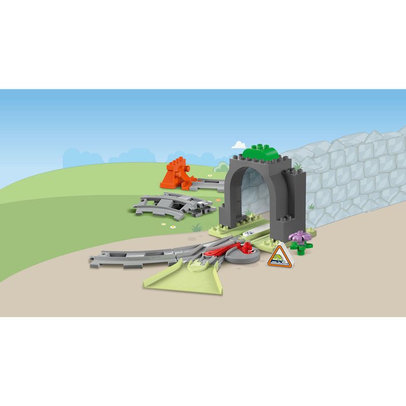 LEGO---DUPLO-Town---Pacote-de-Expansao-de-Tunel-e-Trilhos-de-Trem---10425-12