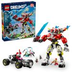 LEGO---DREAMZzz---Tigre-Robo-do-Cooper-e-Carro-Hot-Rod-de-Zero---71497-0