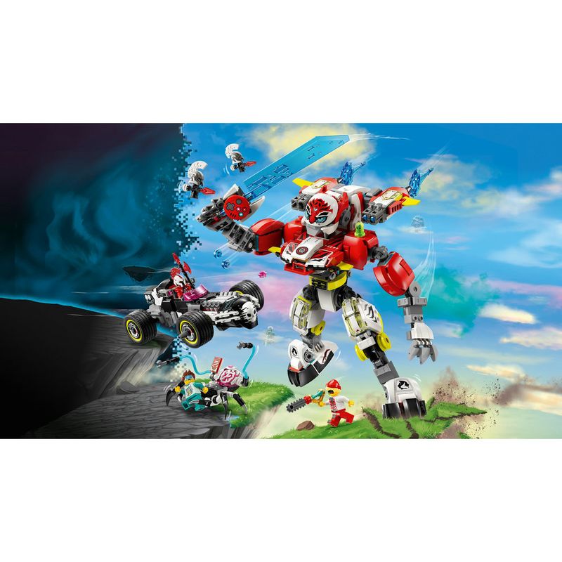 LEGO---DREAMZzz---Tigre-Robo-do-Cooper-e-Carro-Hot-Rod-de-Zero---71497-12