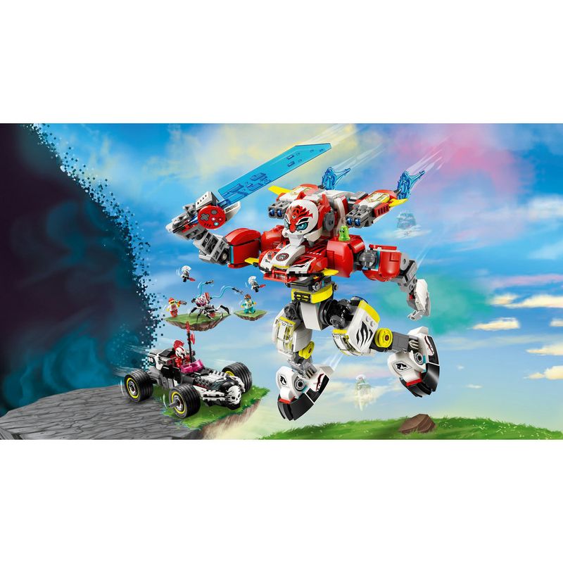 LEGO---DREAMZzz---Tigre-Robo-do-Cooper-e-Carro-Hot-Rod-de-Zero---71497-13
