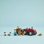 LEGO---City-Great-Vehicles---Trator-de-Fazenda-Vermelho-com-Trailer-e-Ovelhas---60461-4