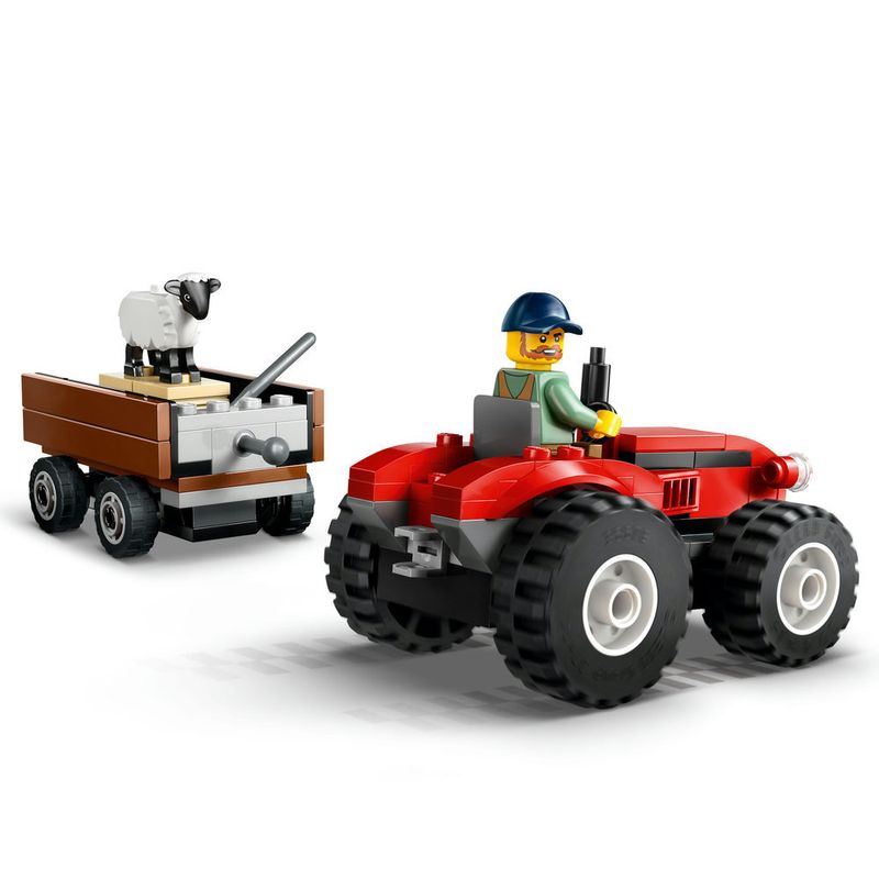 LEGO---City-Great-Vehicles---Trator-de-Fazenda-Vermelho-com-Trailer-e-Ovelhas---60461-10