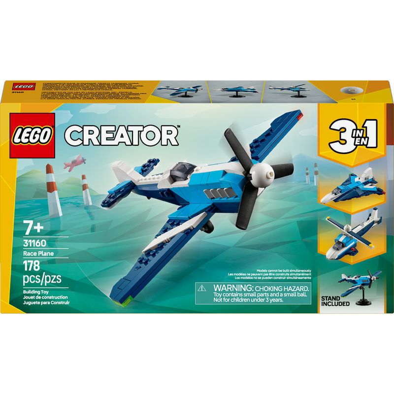 LEGO---LEGO-Creator---Aeronave--Aviao-de-Corrida---31160-1