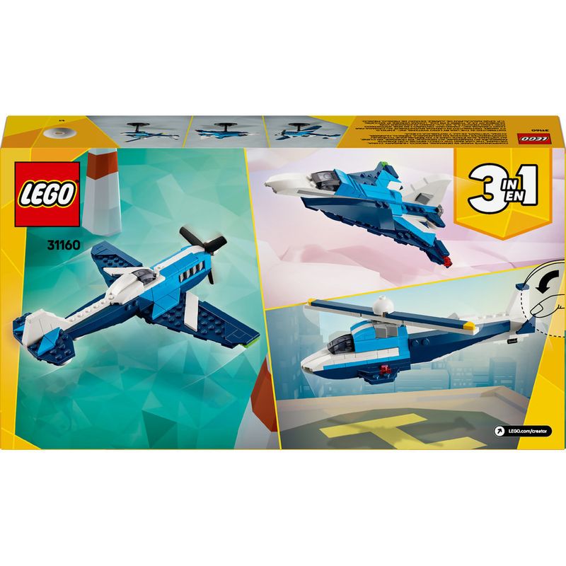 LEGO---LEGO-Creator---Aeronave--Aviao-de-Corrida---31160-6