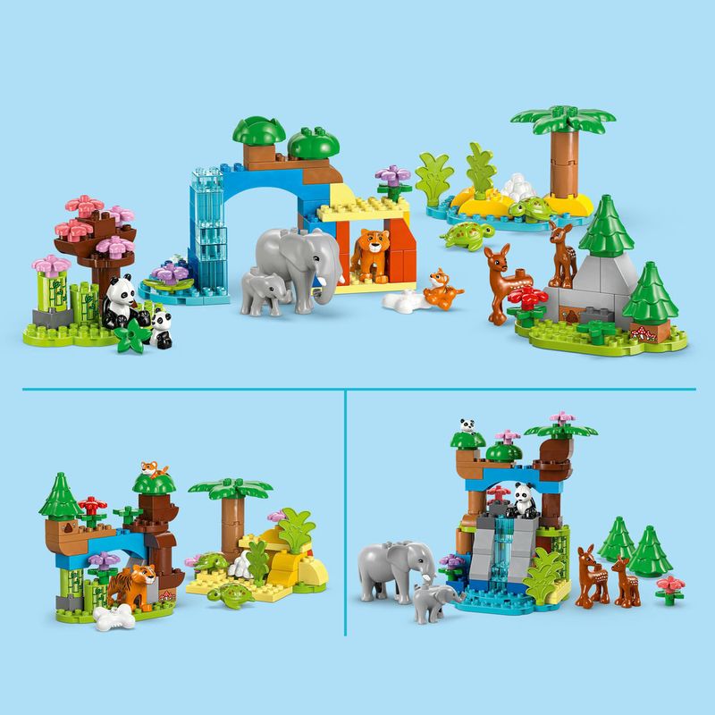 LEGO---Duplo-Town---Familias-de-Animais-Selvagens-3-em-1---10446-10