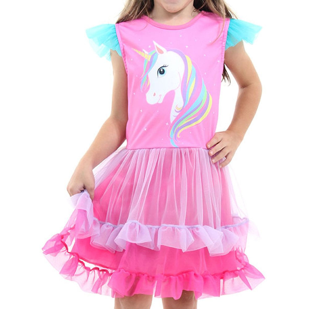 Fantasia Infantil Unicórnio Faces Luxo Tamanho G (9 a 12 anos