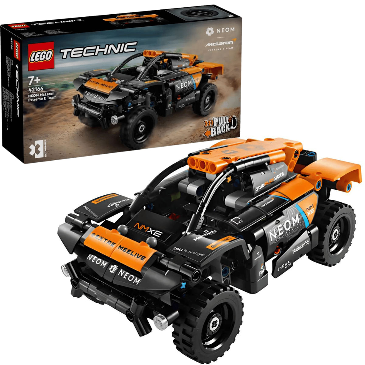 ★オレオ★ LEGO Technic Carro de Corrida Neom McLaren 252 Peças 7+42166 - Ri