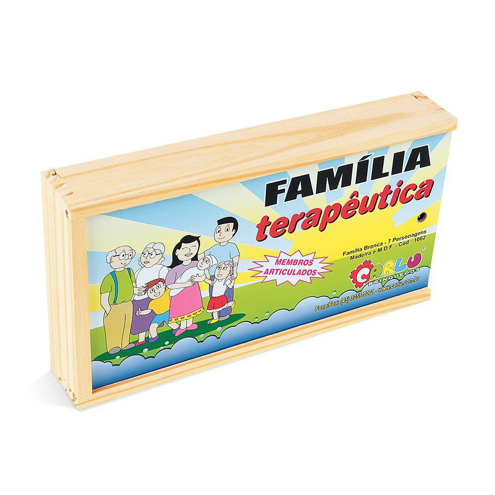 Família Terapêutica - Branca - Madeira - 1062 - Carlu - Ri Happy