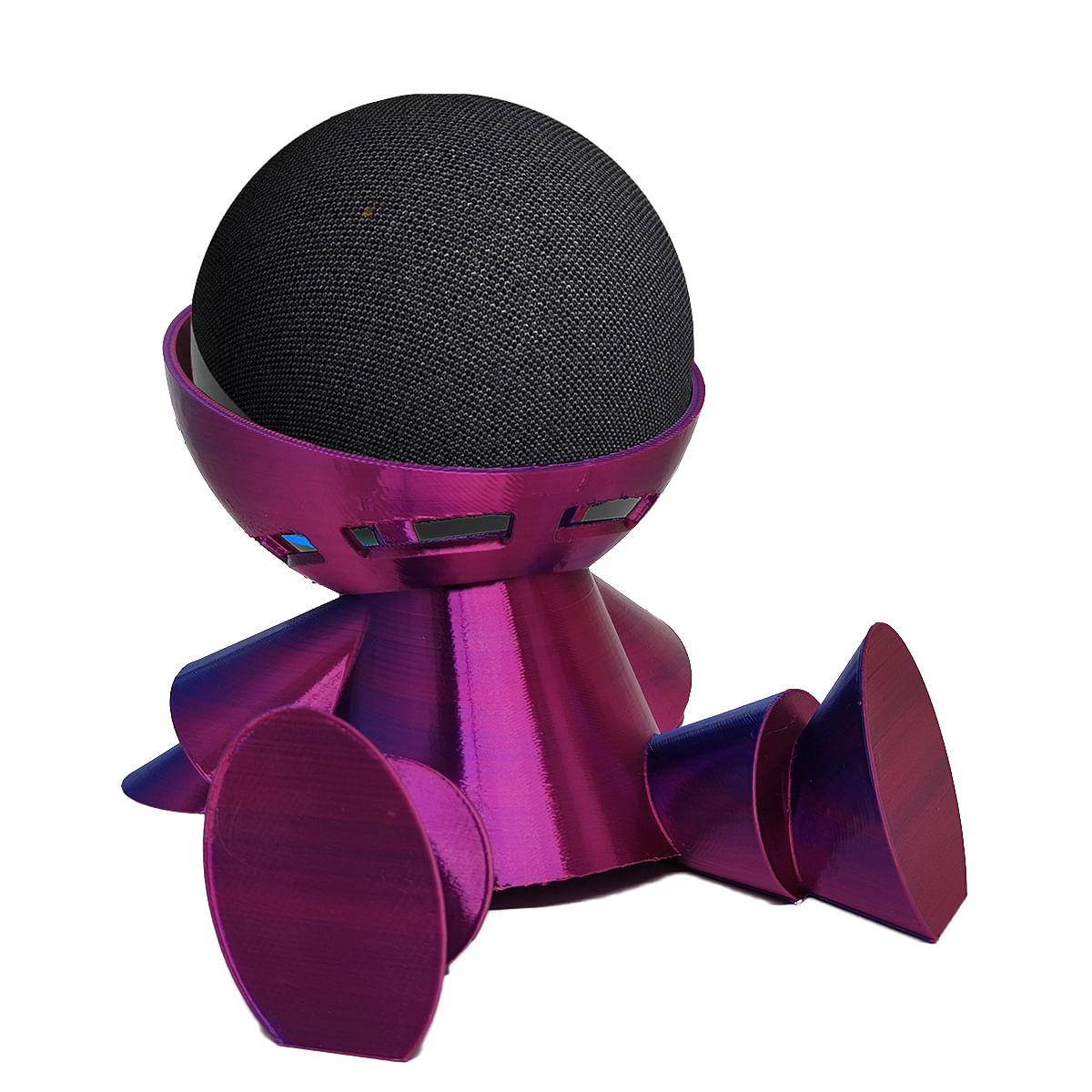 Suporte Alexa Robô de Mesa Echo Dot 5 Dot 4 Bicolor 3D - PBKIDS