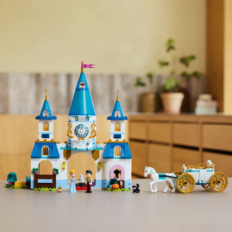 LEGO---Disney-Princess---Castelo-e-Carruagem-a-cavalo-da-Cinderela---43275-4