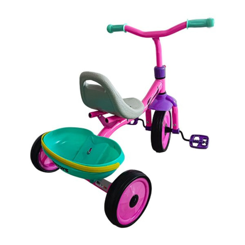 Bikes Triciclo Feber Baby Plus Music Rosa Feber Rosa Ruedas