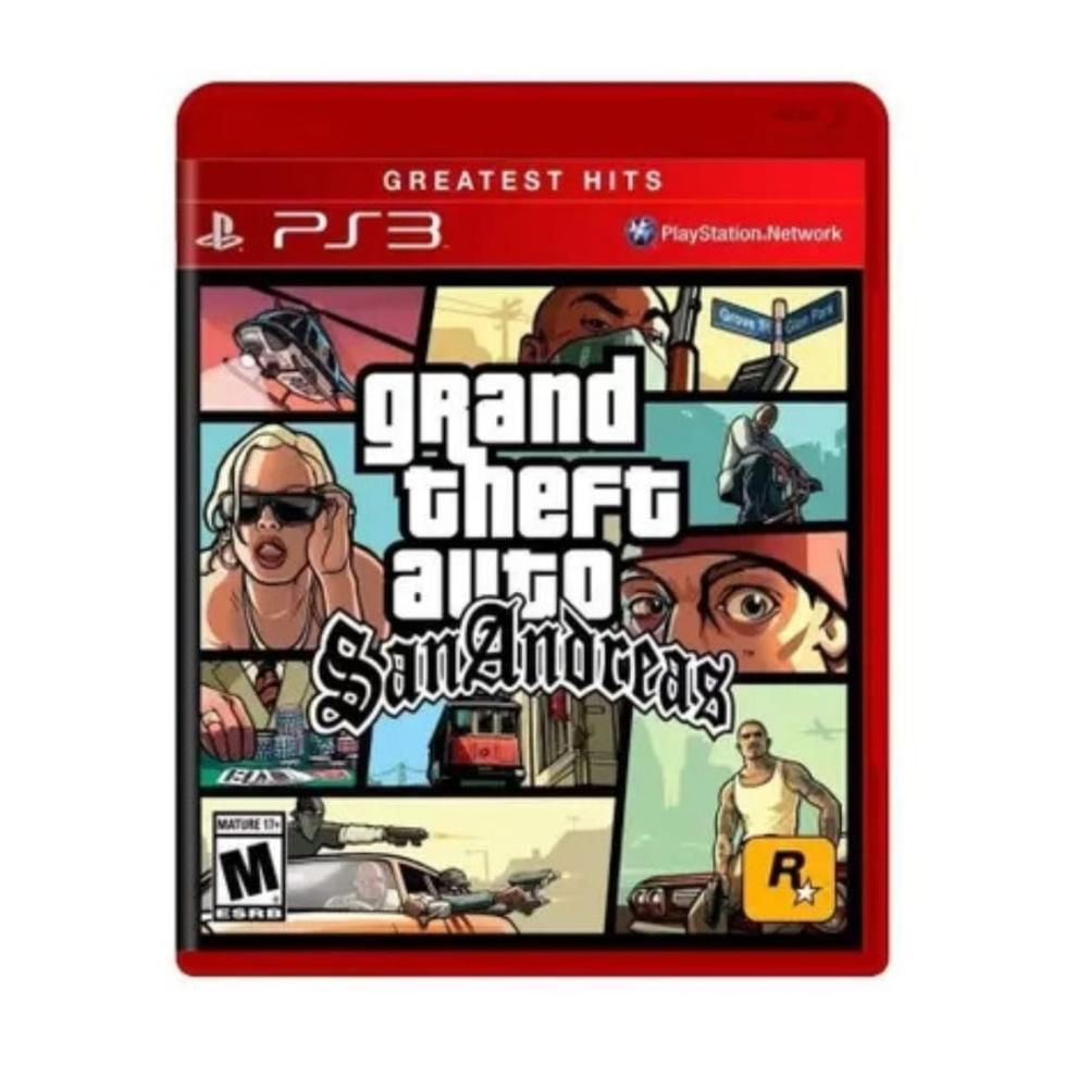 jogo Grand Theft Auto San Andreas PS3 greatest hits
