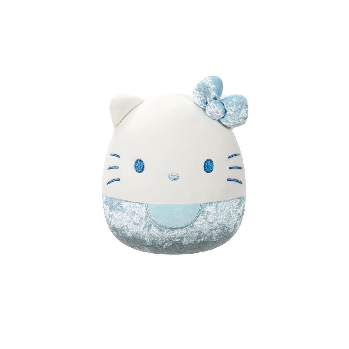 Pelúcia Hello Kitty Azul 20Cm Veludo 50 Anos Squishmallows - Ri Happy
