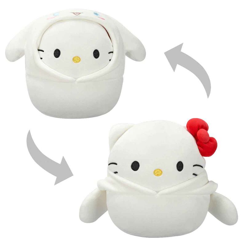1 Pelúcia Hello Kitty 20Cm Fantasia Cinnamoroll Squishmallow