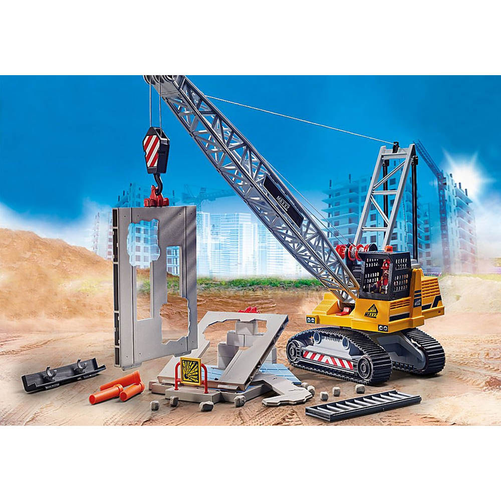 Playmobil - Guindaste De Demolição - City Action - 70442 - Ri Happy