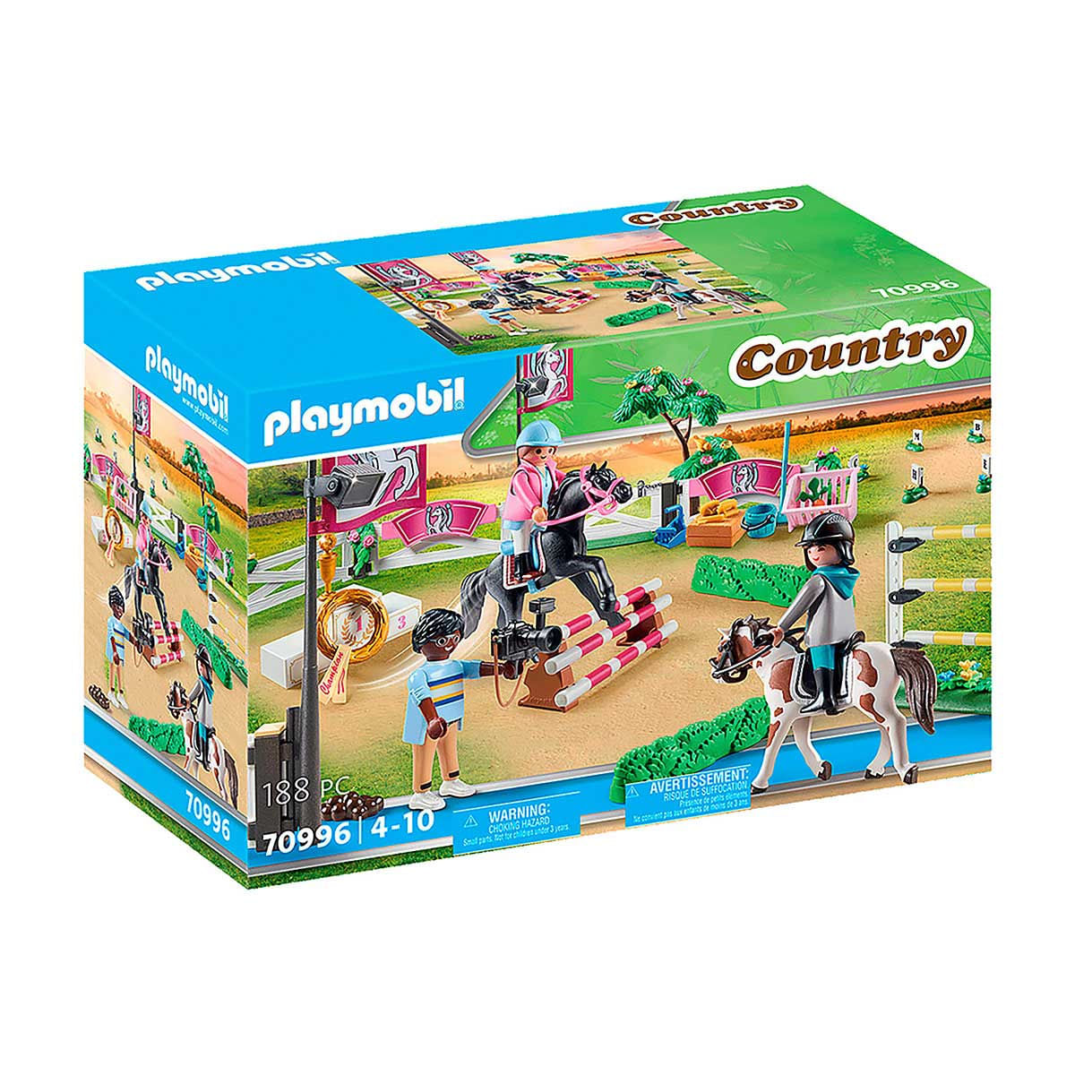 Playmobil - Toneio De Equitação - Country - 70996 - Ri Happy