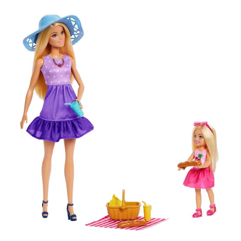 Boneca-com-Acessorios---Barbie-Malibu---Barbie-e-Chelsea---Piquenique---Mattel-1